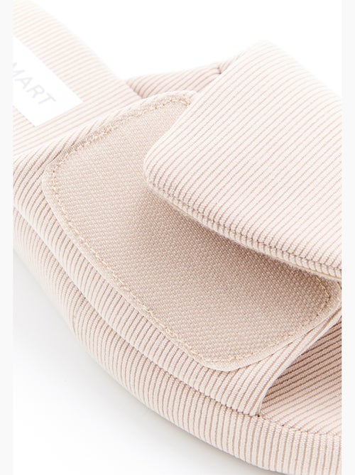 Mules à scratch compensées - Damart - Kiabi