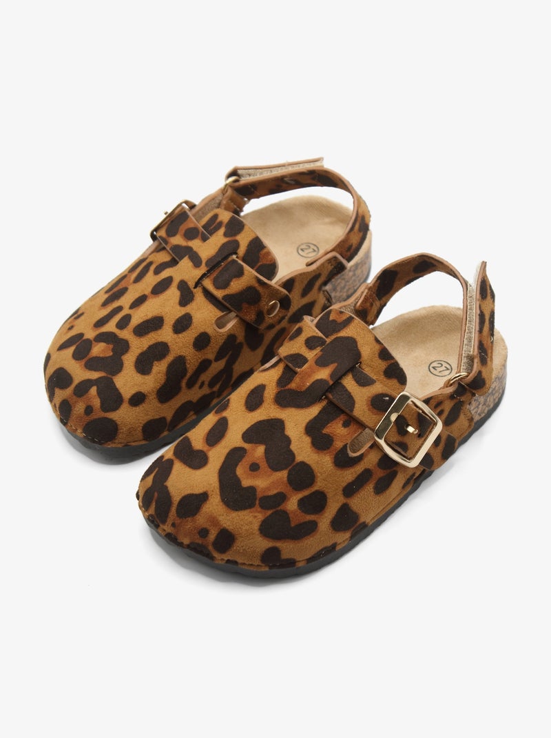 Mules à scratch Marron - Kiabi