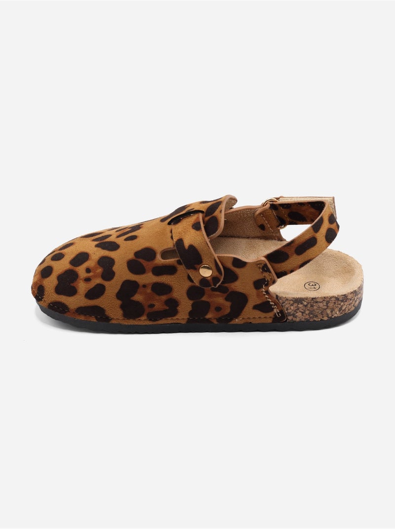 Mules à scratch Marron - Kiabi