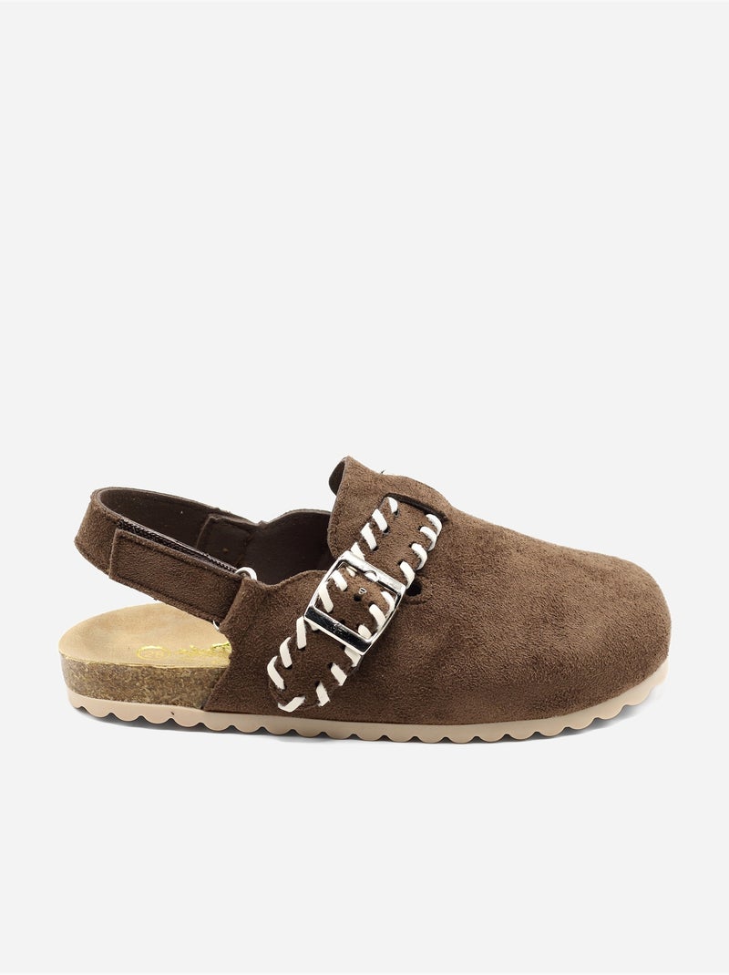 Mules à scratch Marron - Kiabi
