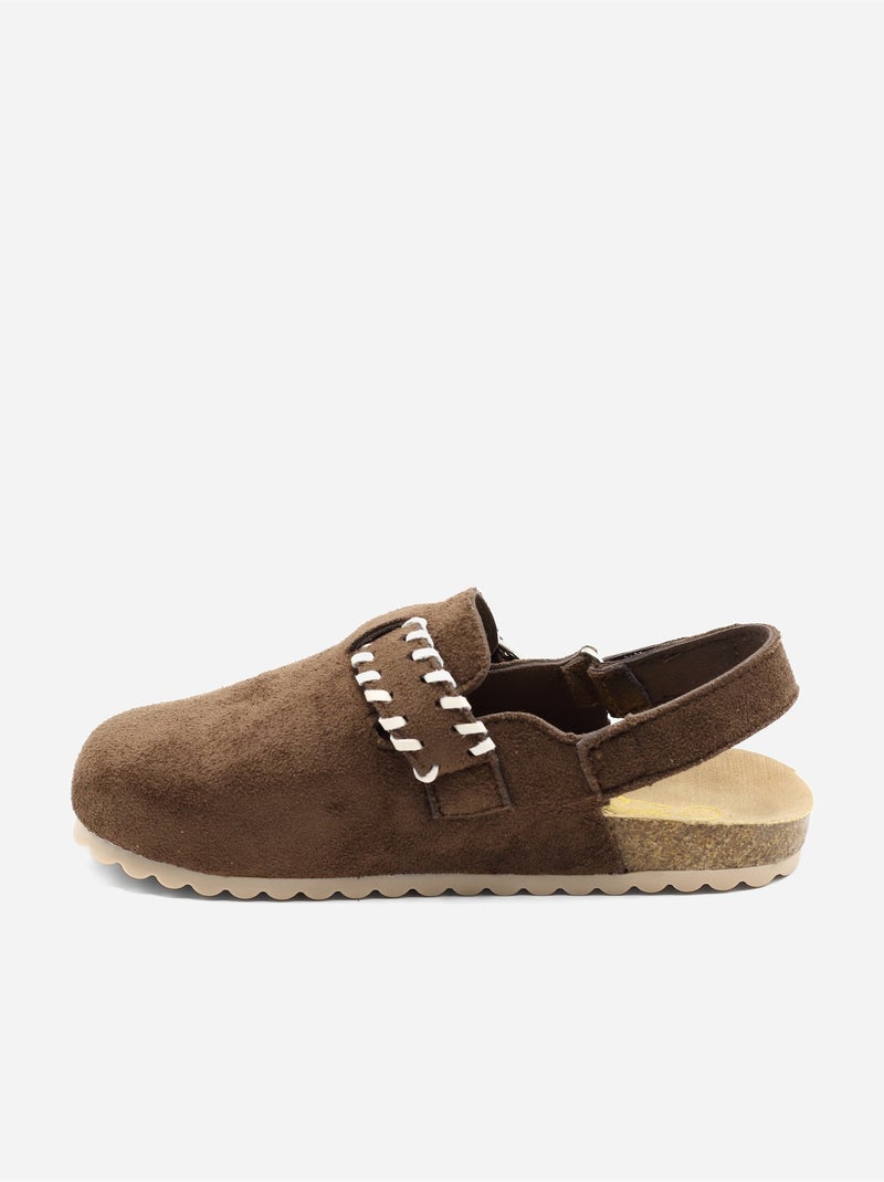 Mules à scratch Marron - Kiabi