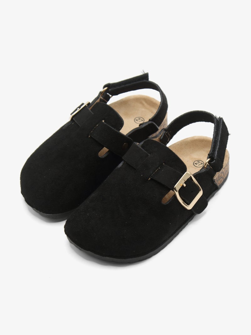 Mules à scratch Noir - Kiabi