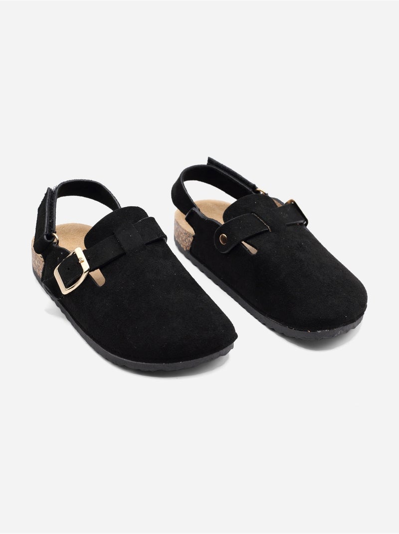 Mules à scratch Noir - Kiabi