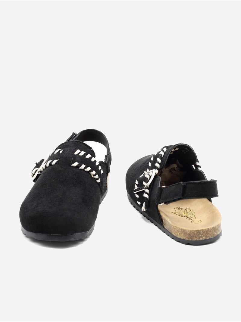 Mules à scratch Noir - Kiabi