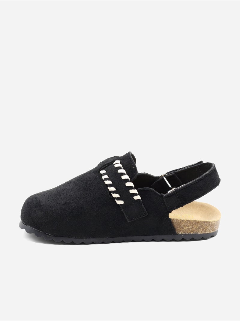 Mules à scratch Noir - Kiabi