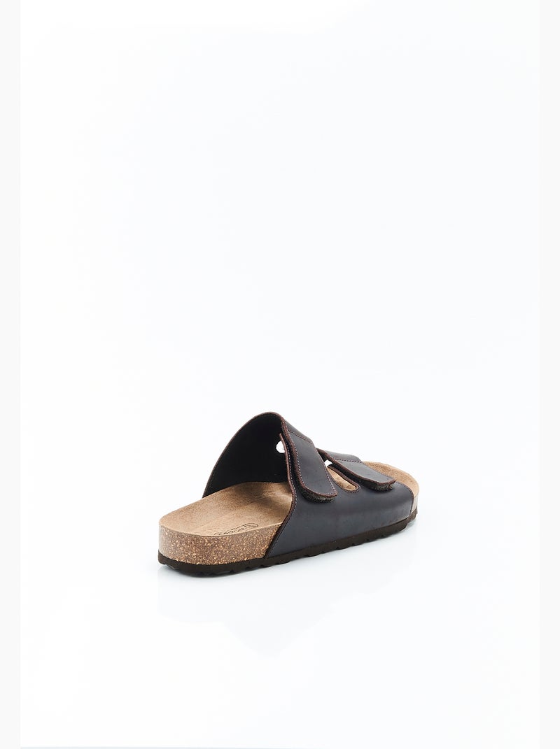 Mules à scratchs Piedical - Damart Marron - Kiabi