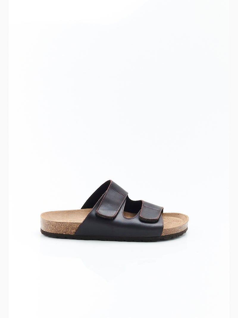 Mules à scratchs Piedical - Damart Marron - Kiabi