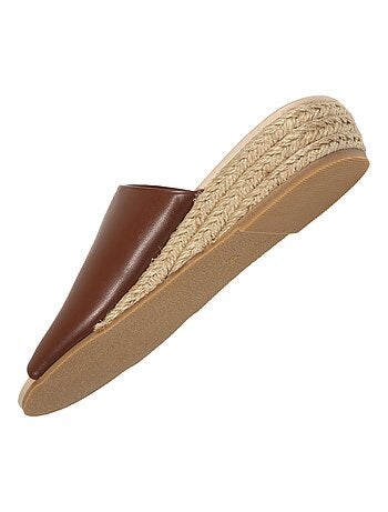 Mules à talon 3 cm bandeau Isotoner