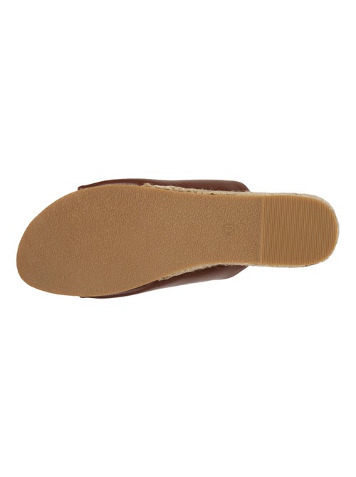 Mules à talon 3 cm bandeau  Isotoner - Kiabi