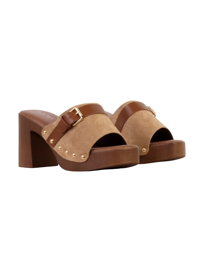 Mules à Talon Joia Kaki - Kiabi