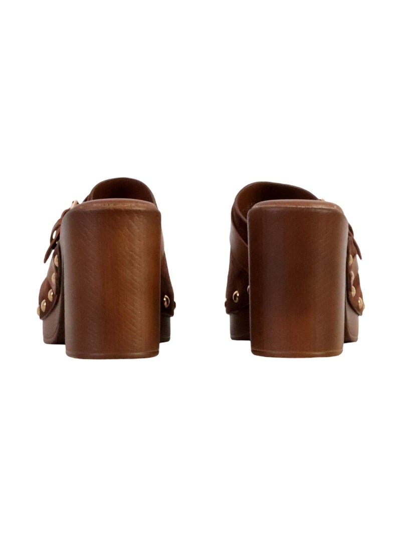 Mules à Talon Joia Marron - Kiabi