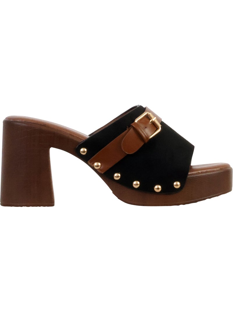 Mules à Talon Joia Noir - Kiabi