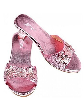 Mules a talon Mariona - Rose metal 30 31 P