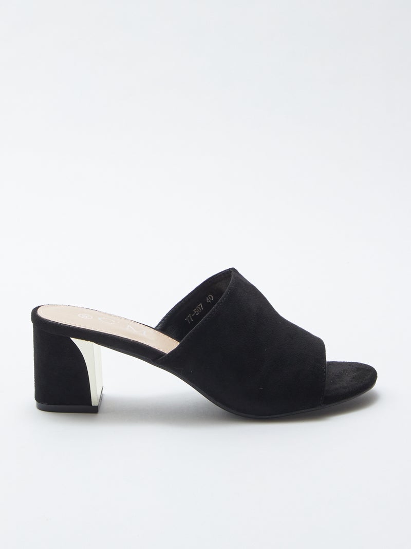Mules à talons NOIR - Kiabi