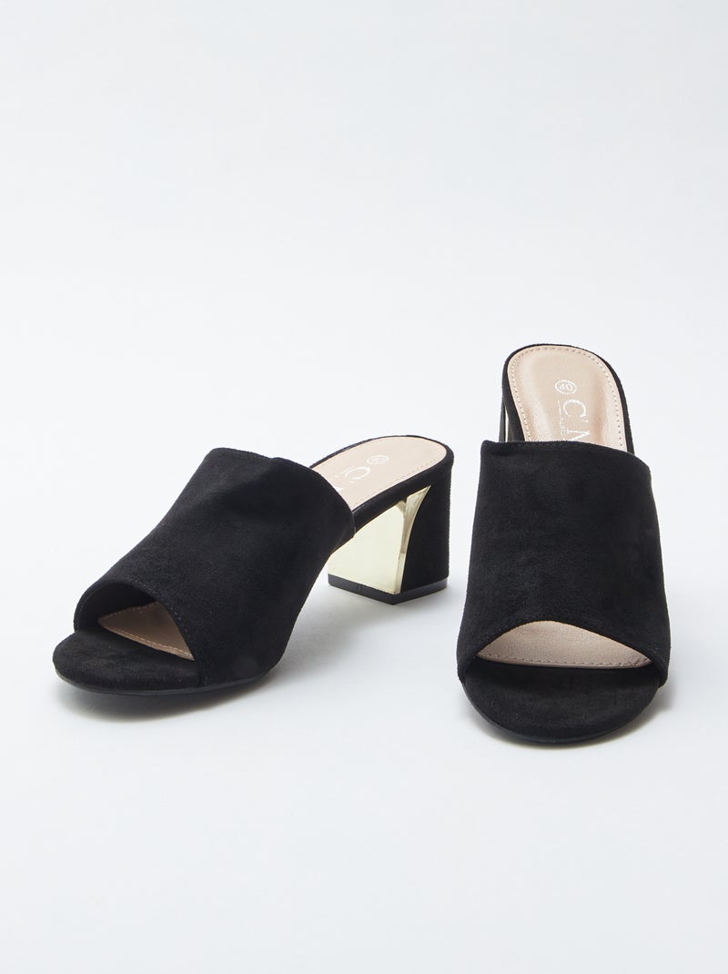 Mules à talons NOIR - Kiabi