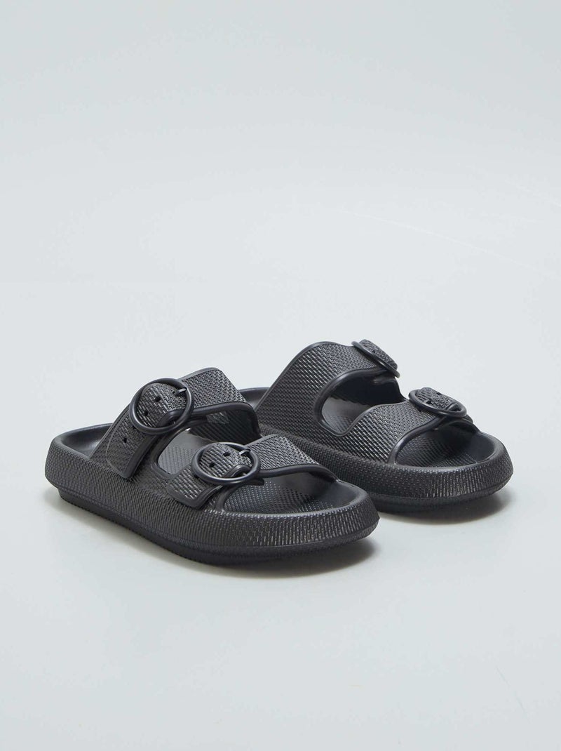 Mules avec boucles NOIR - Kiabi
