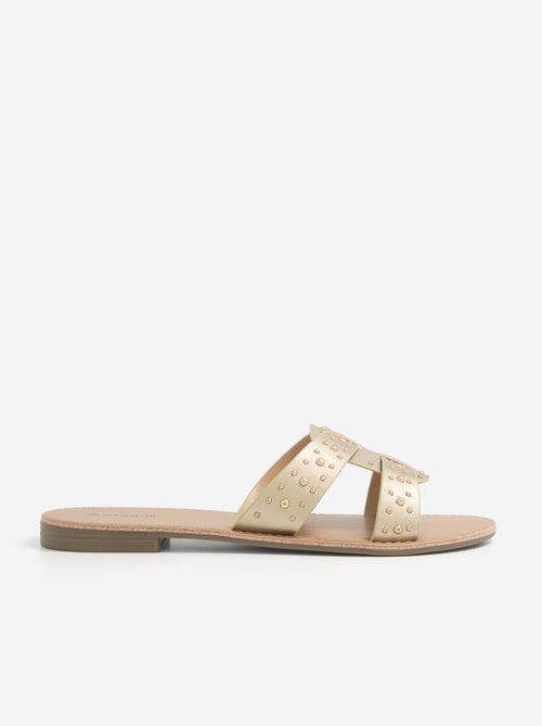 Mules avec brides cloutées - Kiabi Mules avec brides cloutées - Kiabi