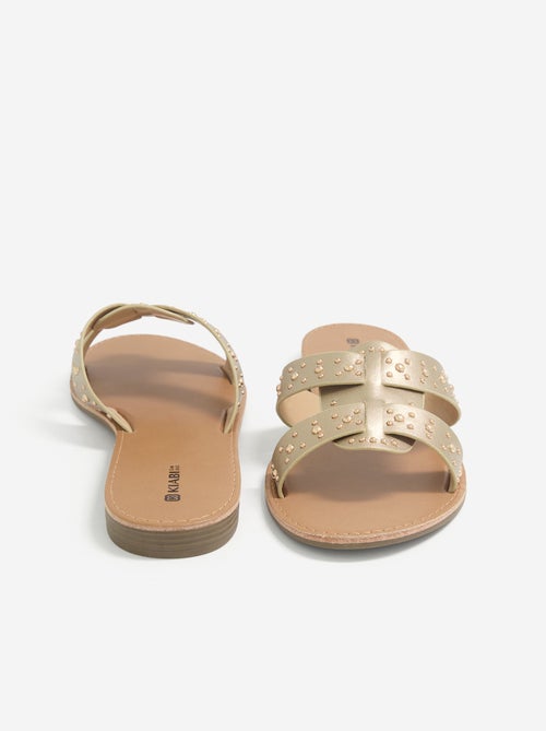 Mules avec brides cloutées - Kiabi Mules avec brides cloutées - Kiabi