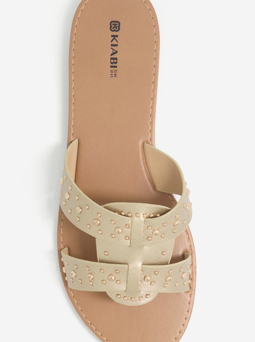 Mules avec brides cloutées - Kiabi Mules avec brides cloutées - Kiabi