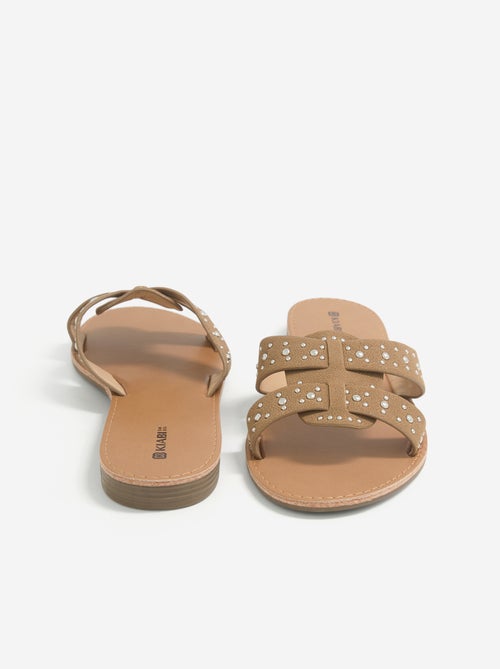Mules avec brides cloutées - Kiabi Mules avec brides cloutées - Kiabi