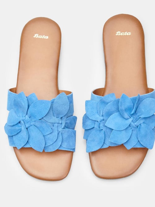 Mules avec décoration florale BATA - Kiabi