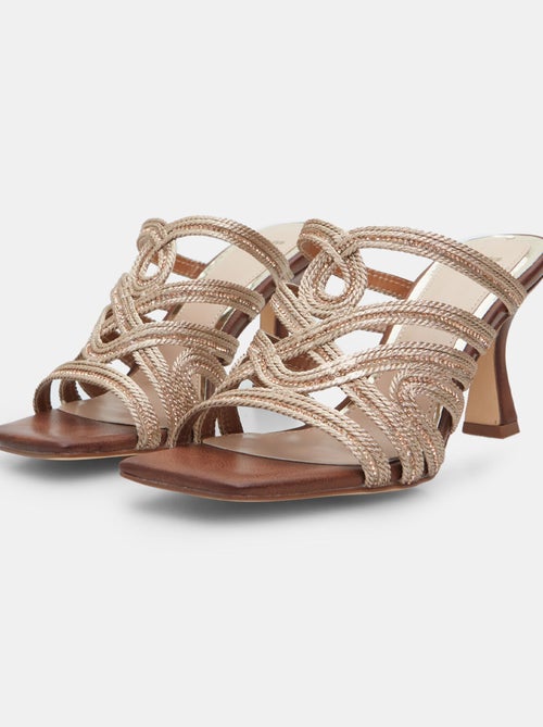 Mules avec talon de 8 cm BATA - Kiabi