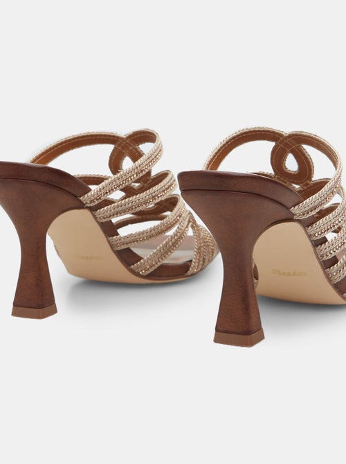 Mules avec talon de 8 cm BATA - Kiabi