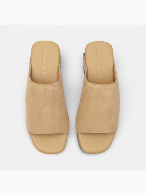 Mules avec talon et bride Bata - Kiabi