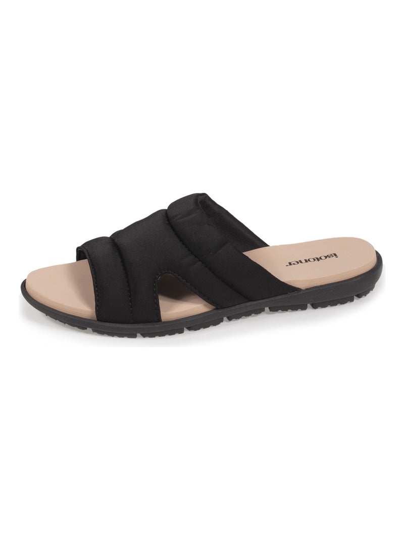 Mules bandeau  Isotoner Noir - Kiabi