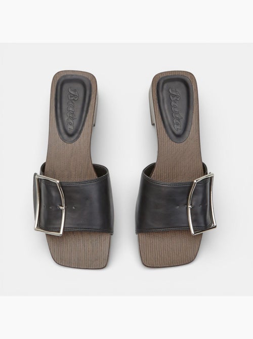 Mules Bata avec bande et boucle - Kiabi Mules Bata avec bande et boucle - Kiabi