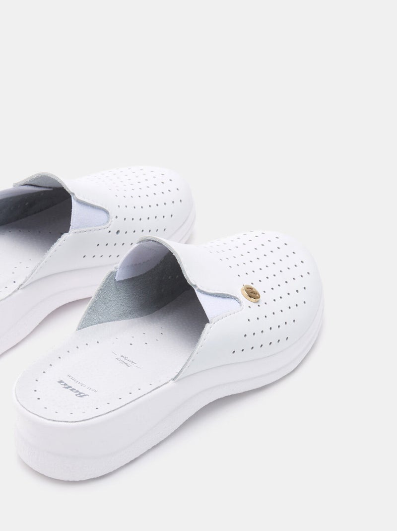 Mules BATA Blanc - Kiabi