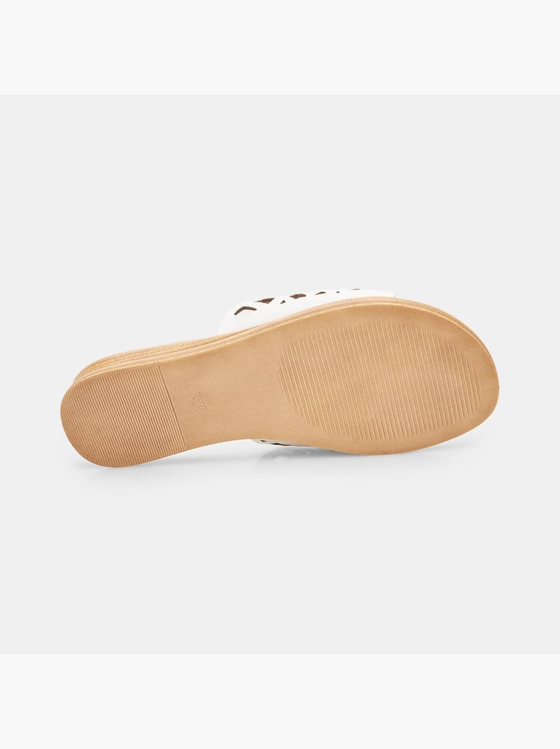 Mules Bata Blanc - Kiabi