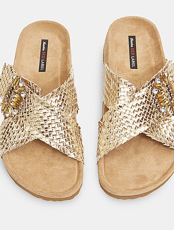 Mules Bata Red Label avec applications bijoux