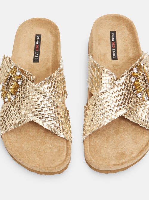 Mules Bata Red Label avec applications bijoux - Kiabi