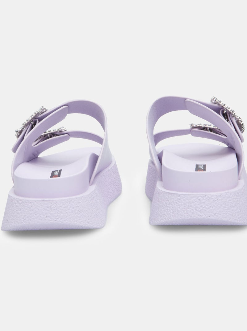 Mules Bata Red Label avec plateforme 3 cm Rose - Kiabi