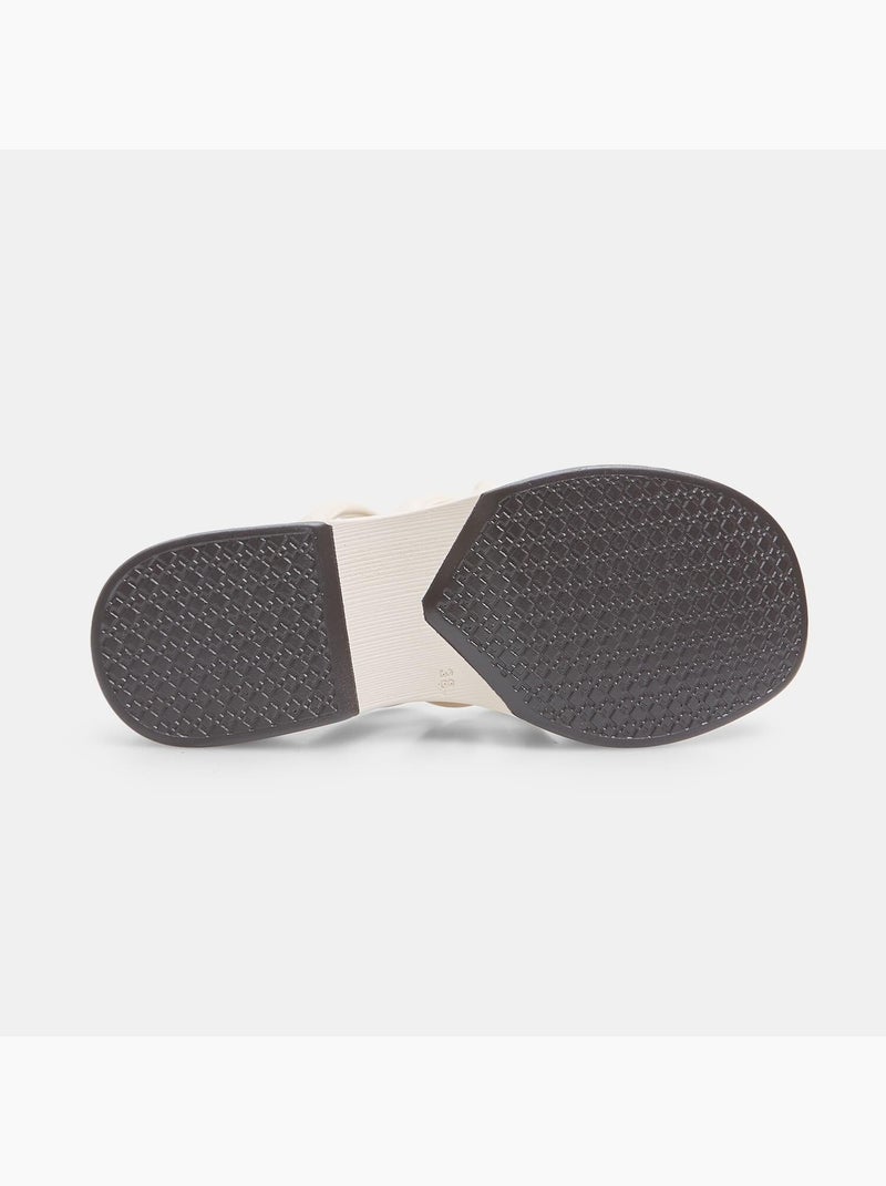 Mules Bata Red Label avec plateforme de 5 cm Beige - Kiabi