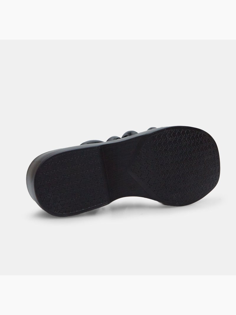 Mules Bata Red Label avec plateforme de 5 cm Noir - Kiabi