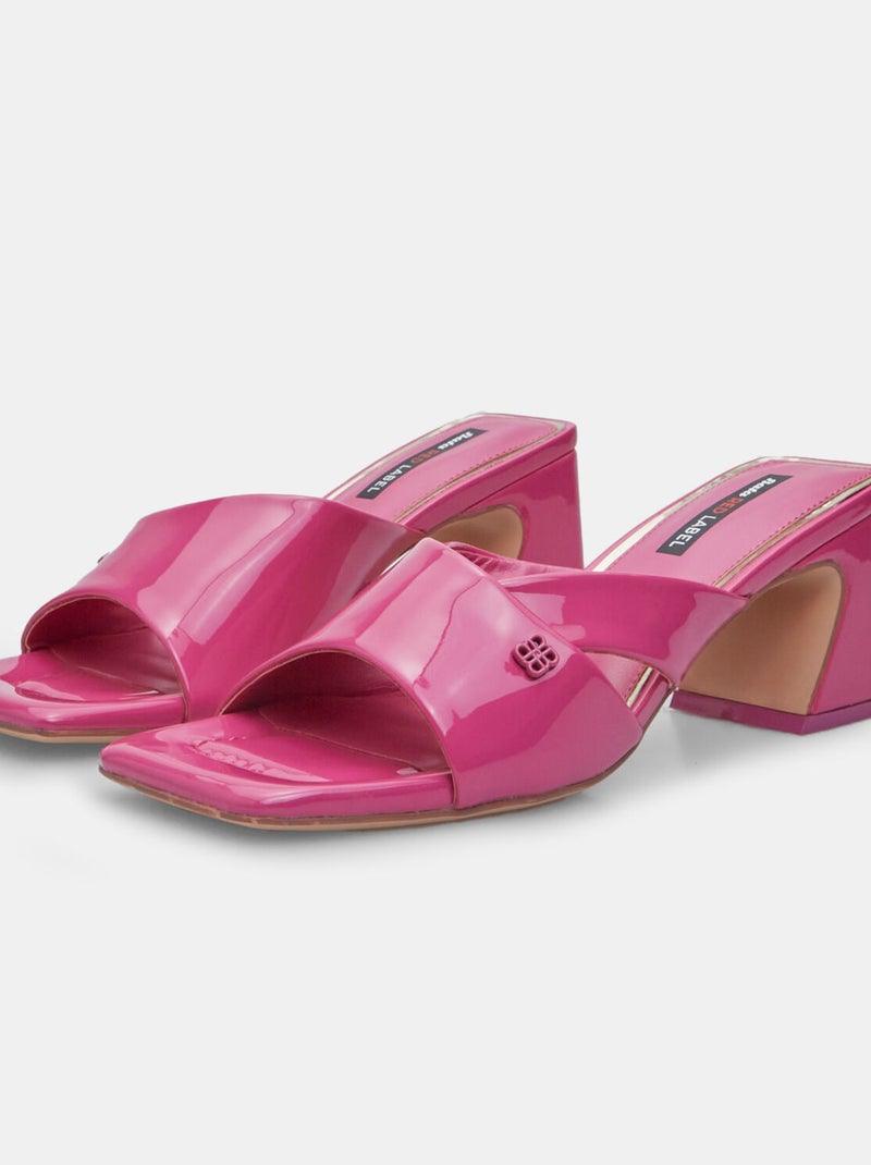 Mules Bata Red Label avec talon de 6 cm Rose fushia - Kiabi
