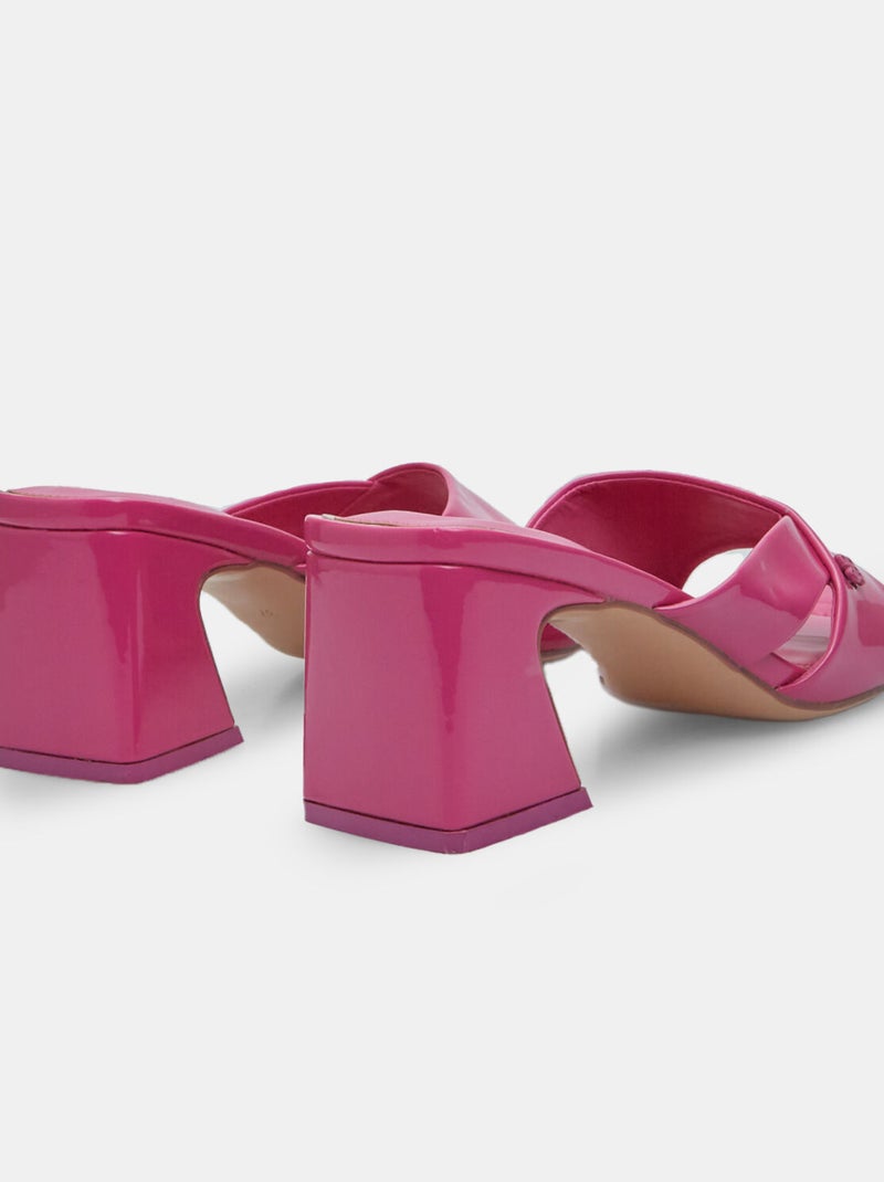 Mules Bata Red Label avec talon de 6 cm Rose fushia - Kiabi