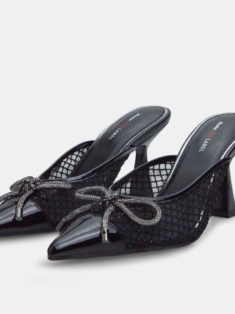mules Bata Red Label avec talon de 8,5 cm Noir - Kiabi