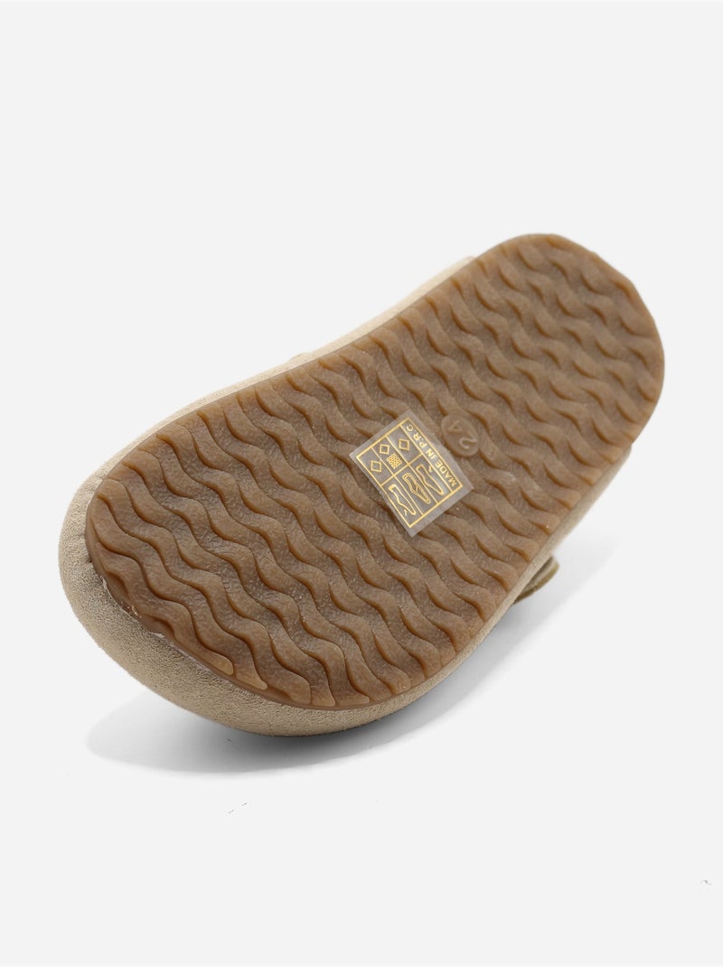 Mules Bébé à scratch - Rock and Joy Beige - Kiabi