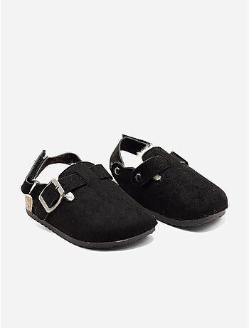 Mules bébé fourrées