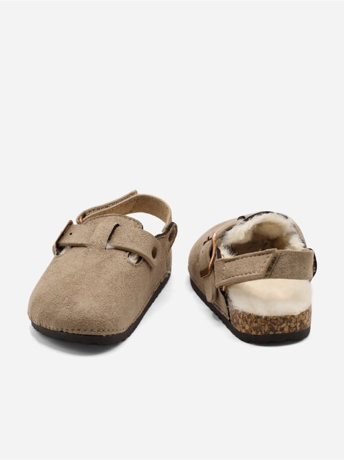 Mules bébé fourrées - Kiabi Mules bébé fourrées - Kiabi