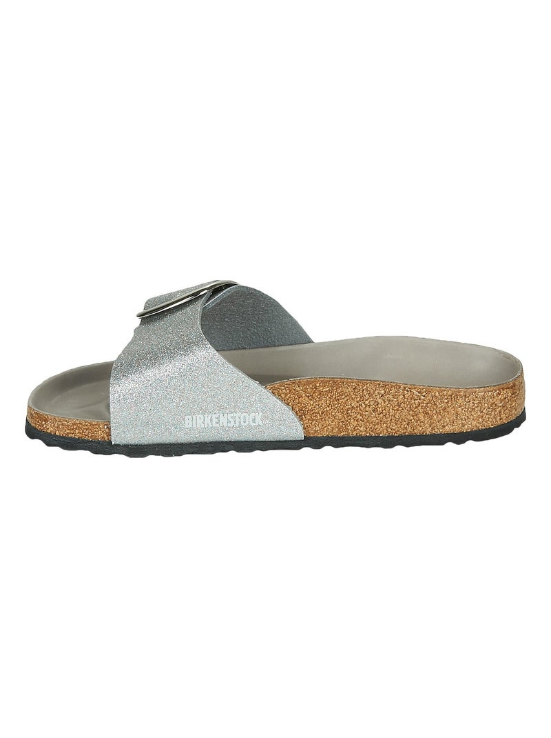 Mules Birkenstock Madrid BIG BUCKLE Birko Gris - Kiabi