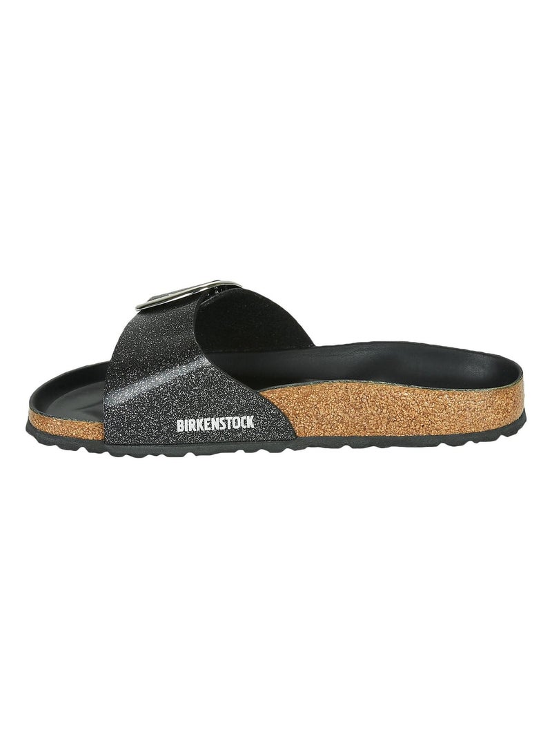Mules Birkenstock Madrid BIG BUCKLE Birko Noir - Kiabi