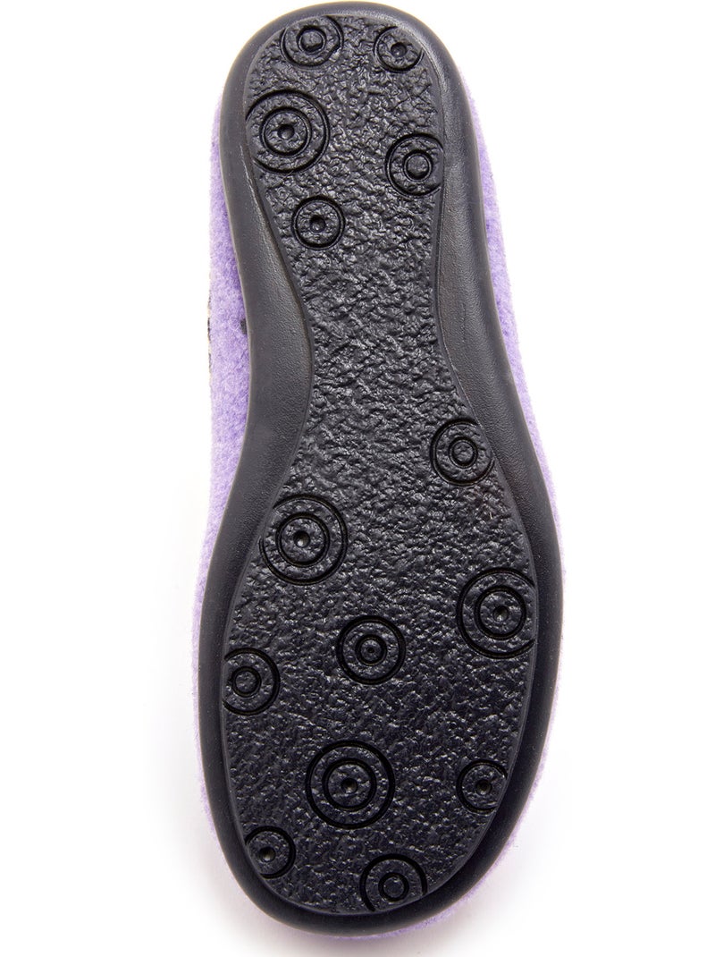 Mules brodées - PEDICONFORT Violet - Kiabi