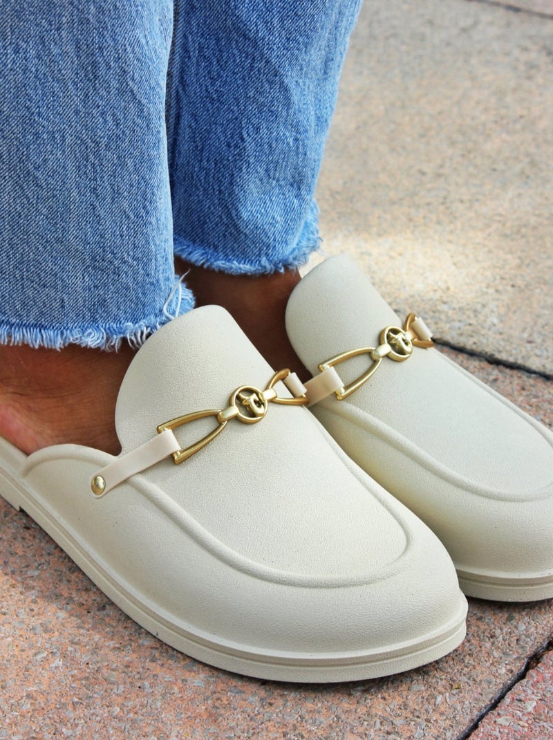 Mules Campos Classic Cacatoès Craie - Kiabi