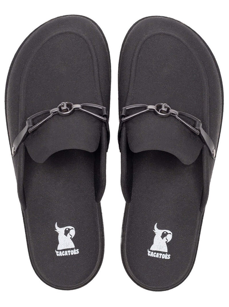 Mules Campos Classic Cacatoès Noir - Kiabi