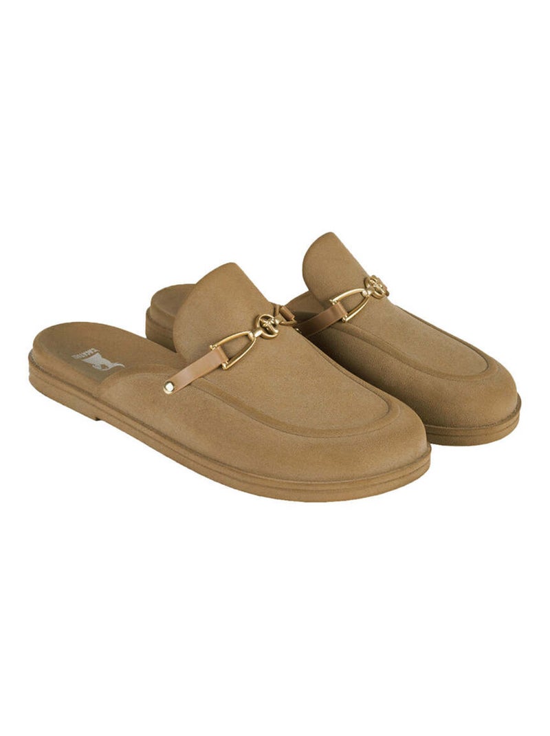 Mules Campos Peach Cacatoès Camel - Kiabi