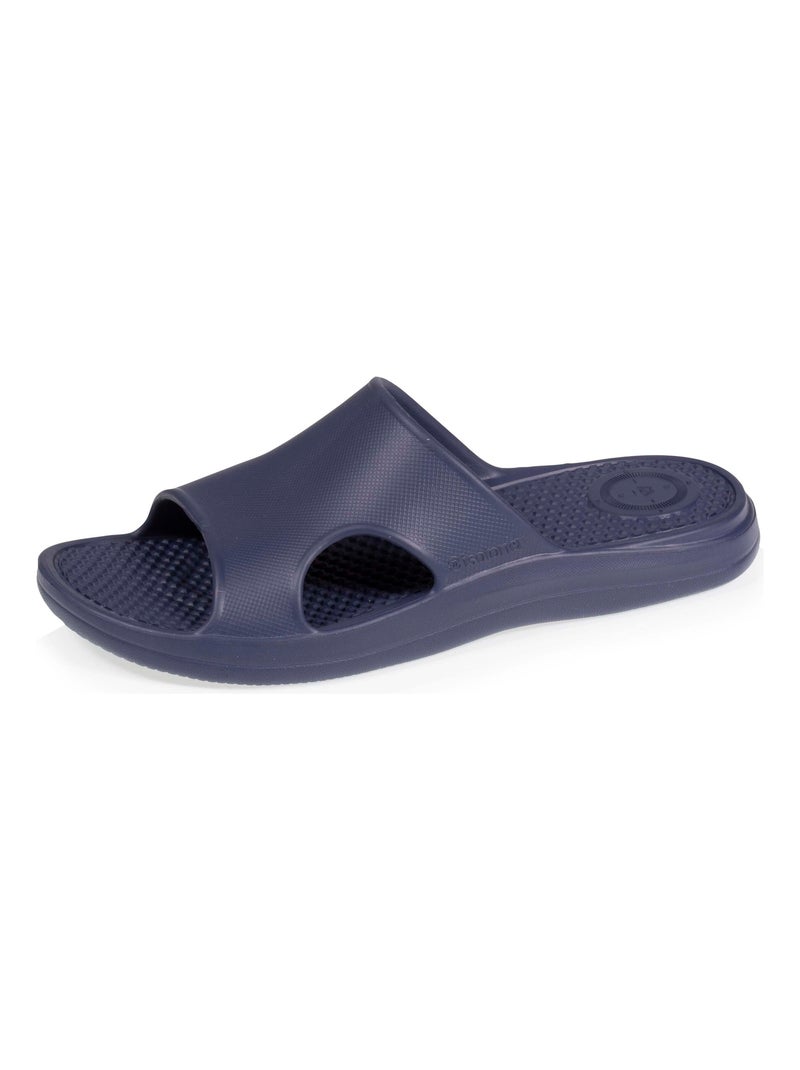 Mules claquettes ajourée  Isotoner Bleu marine - Kiabi